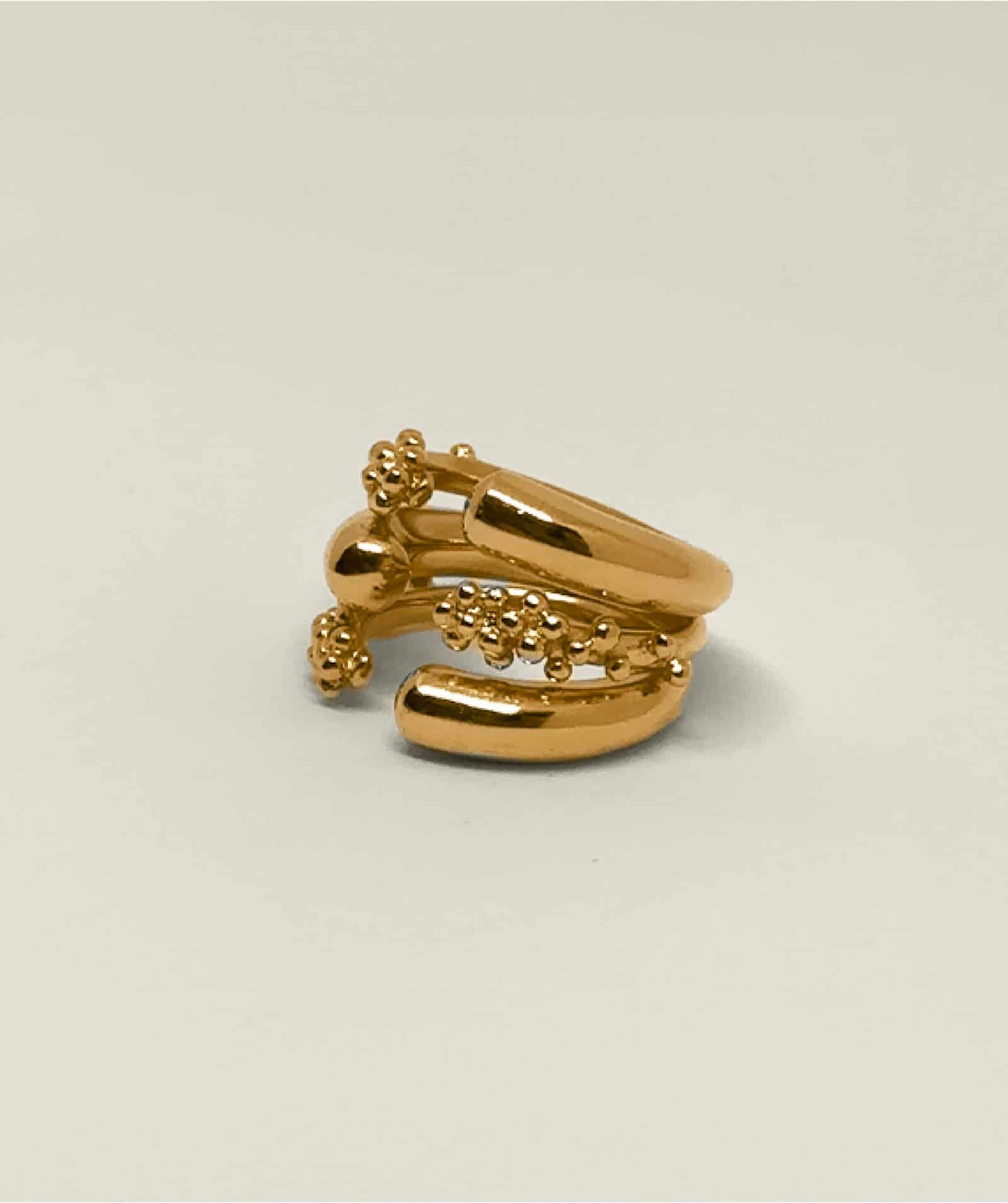 Triple Totona Ring Gold - miniatura 2