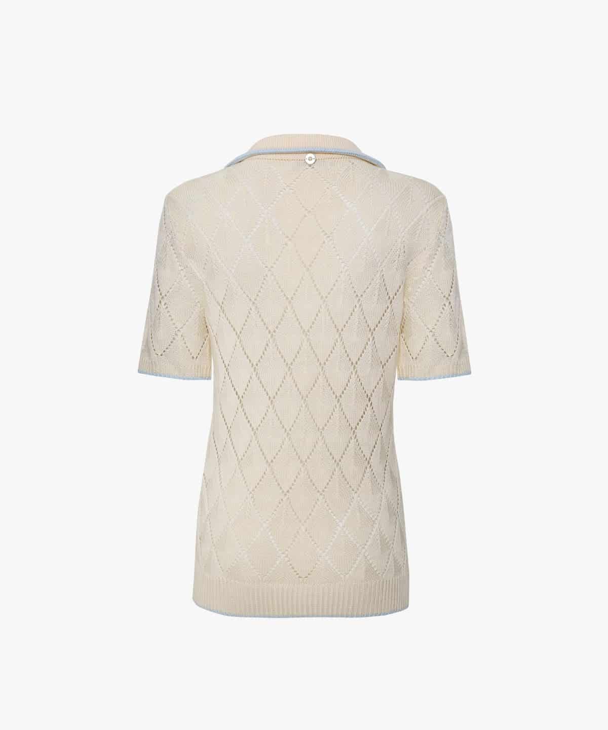 Zaylee Knitted Polo Shirt - miniatura 4