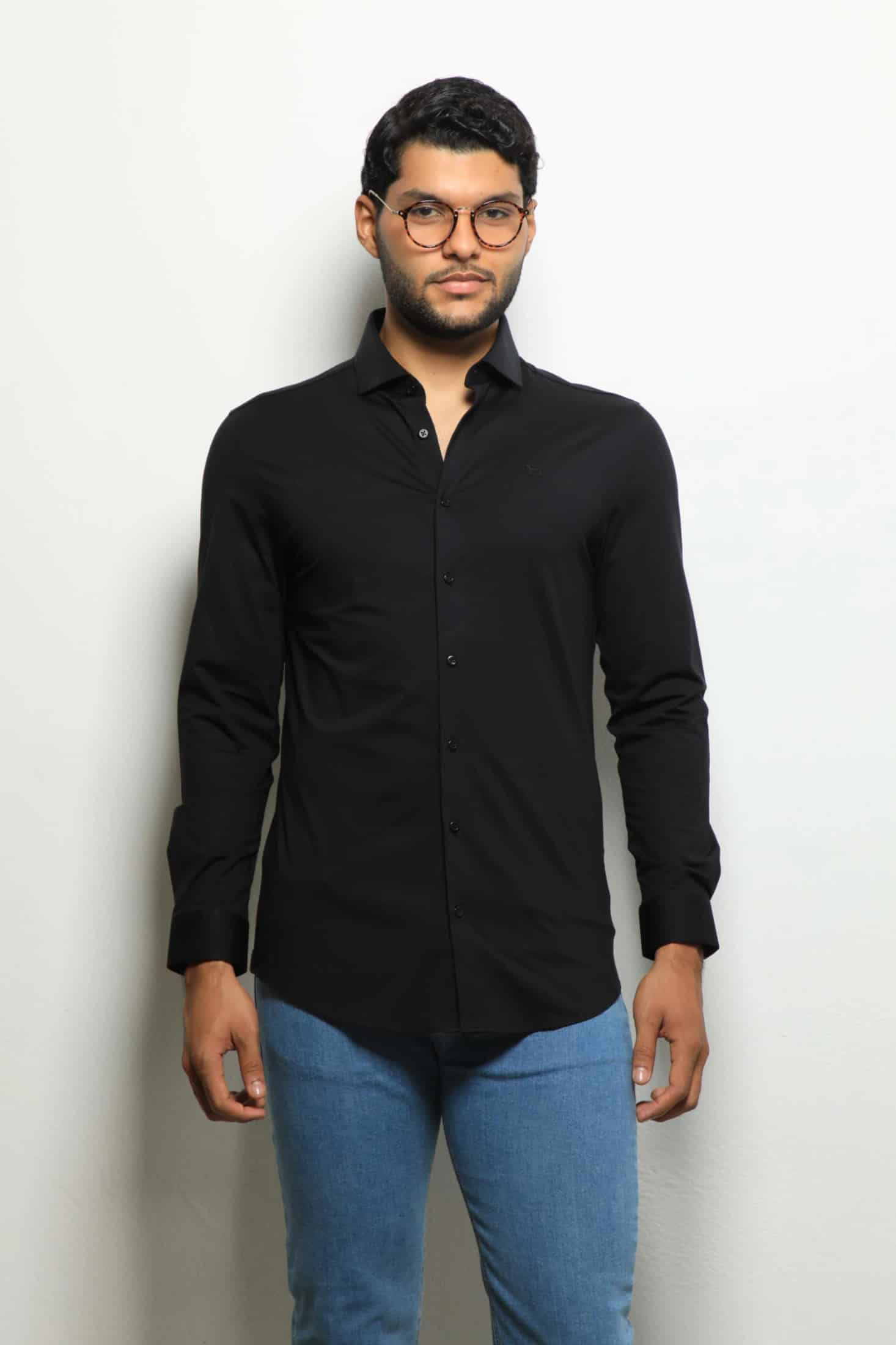 Camisa Manga Larga Negro - miniatura 4