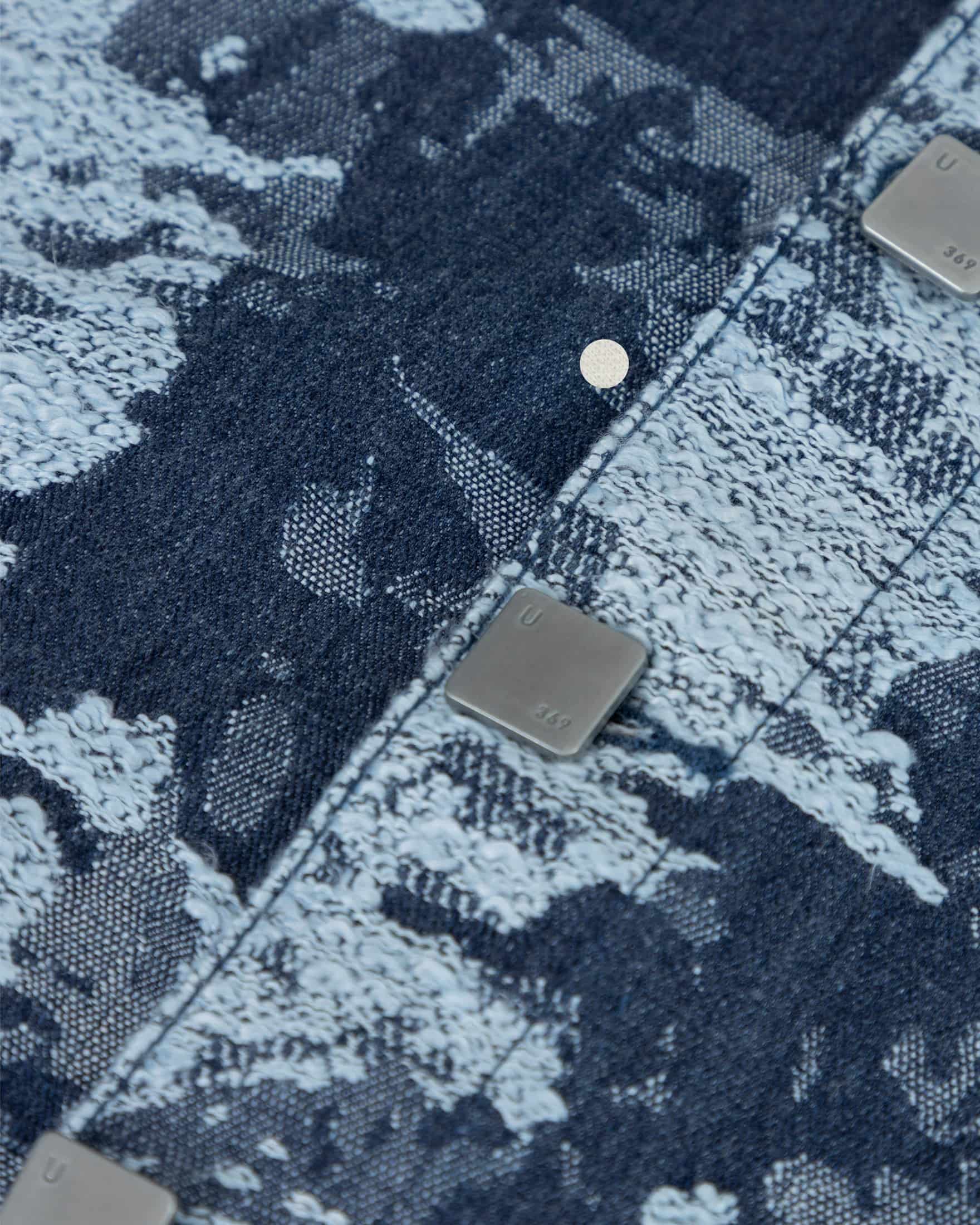 W Capsule UNDRGLD Jacquard Jacket Cammo Blue - miniatura 6