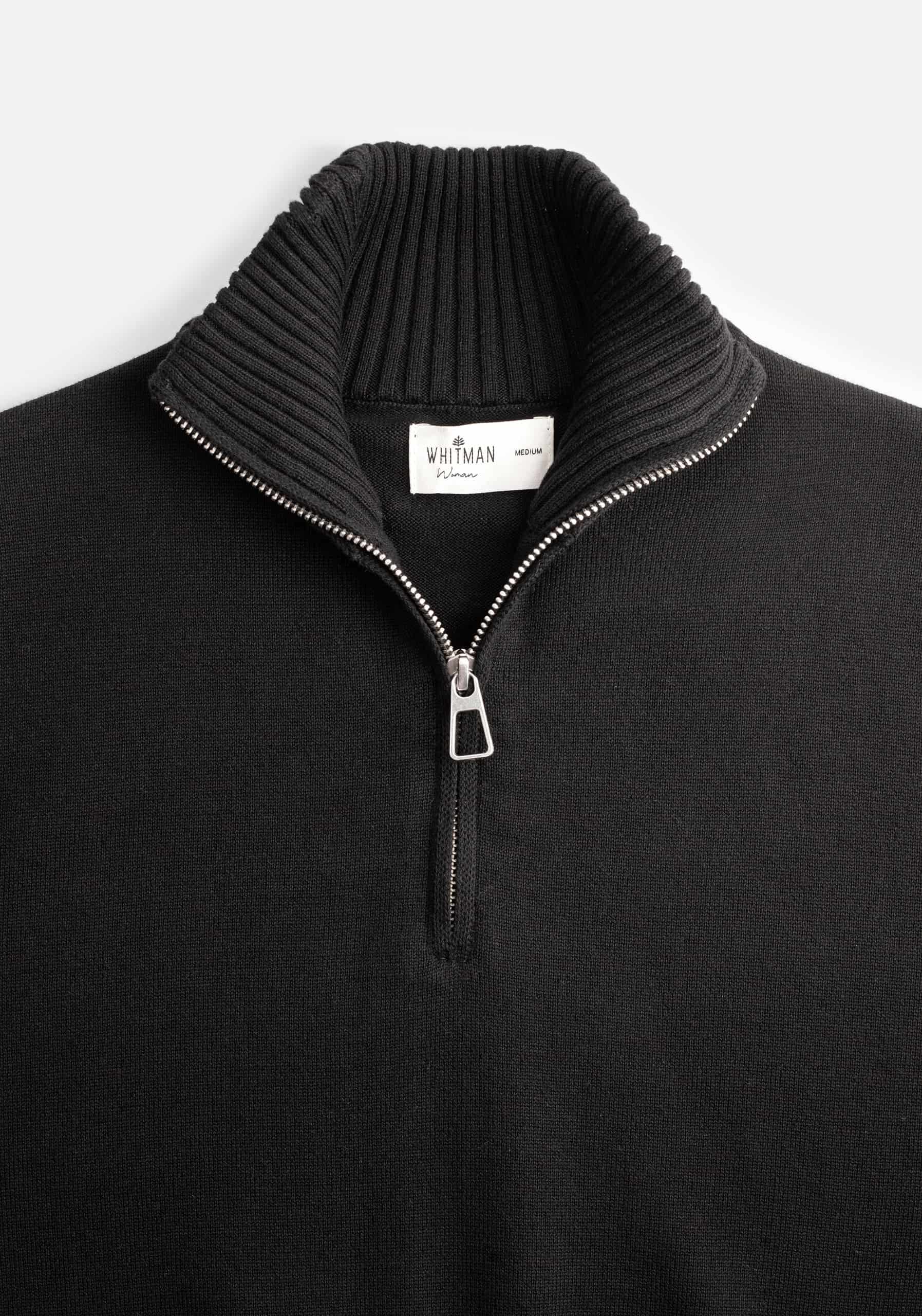 Saco M Nashville Half Zip Negro - miniatura 2