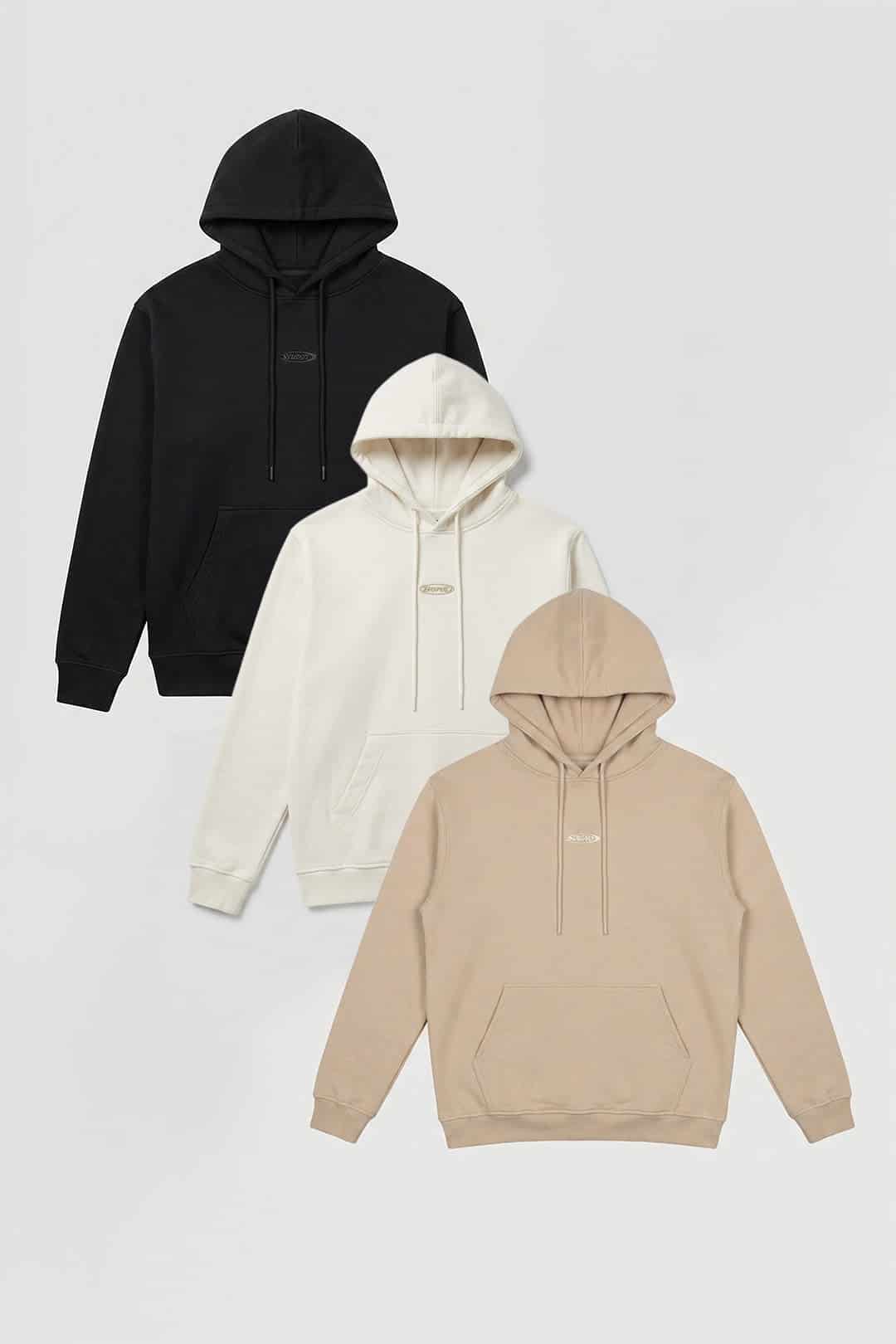 PACK X3 HOODIE BASIC - miniatura 1