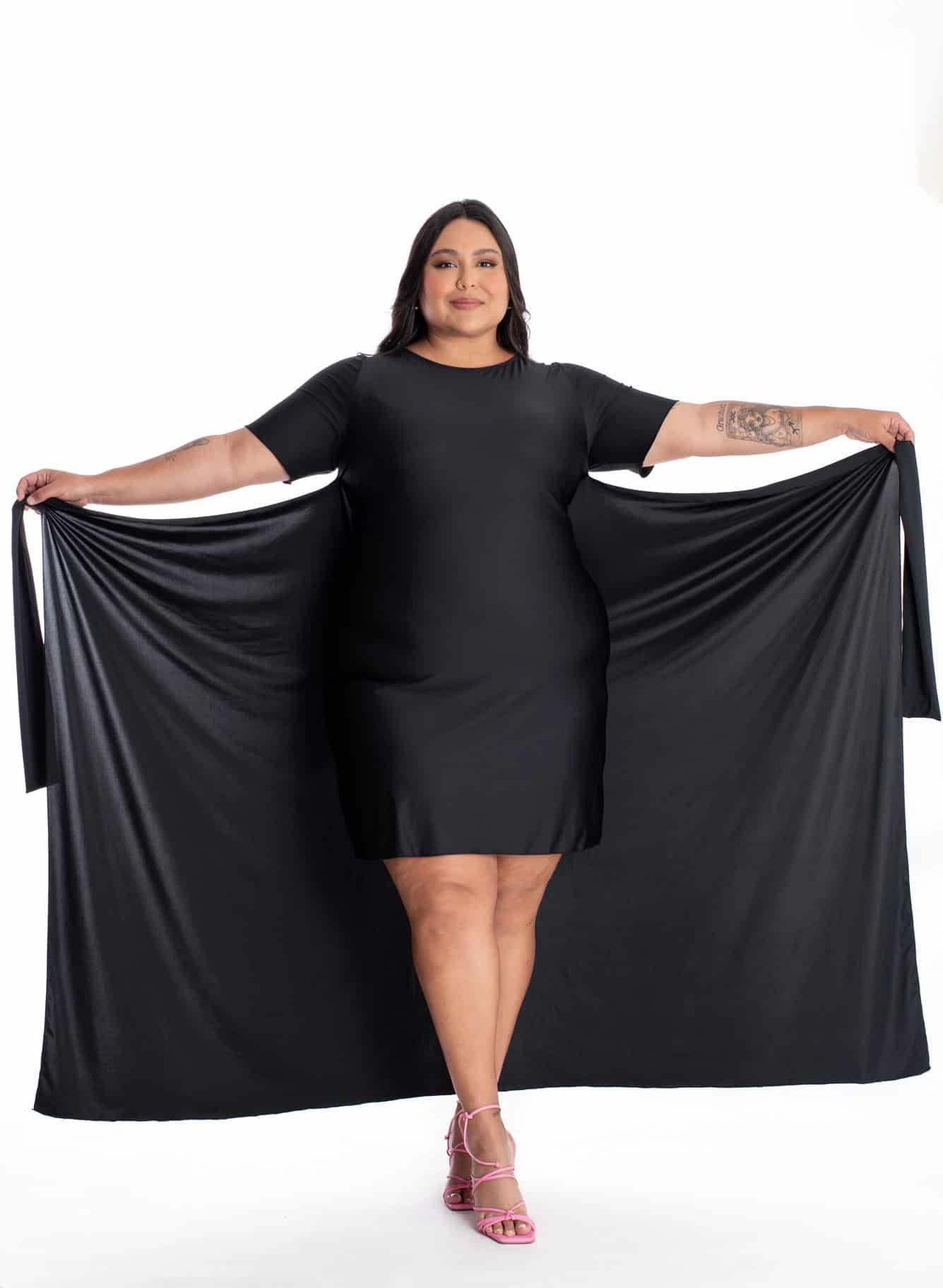 Vestido Diverso Negro - miniatura 6