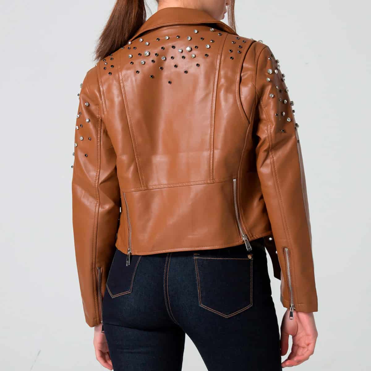 Chaqueta Sintetica Biker Crystal - miniatura 34