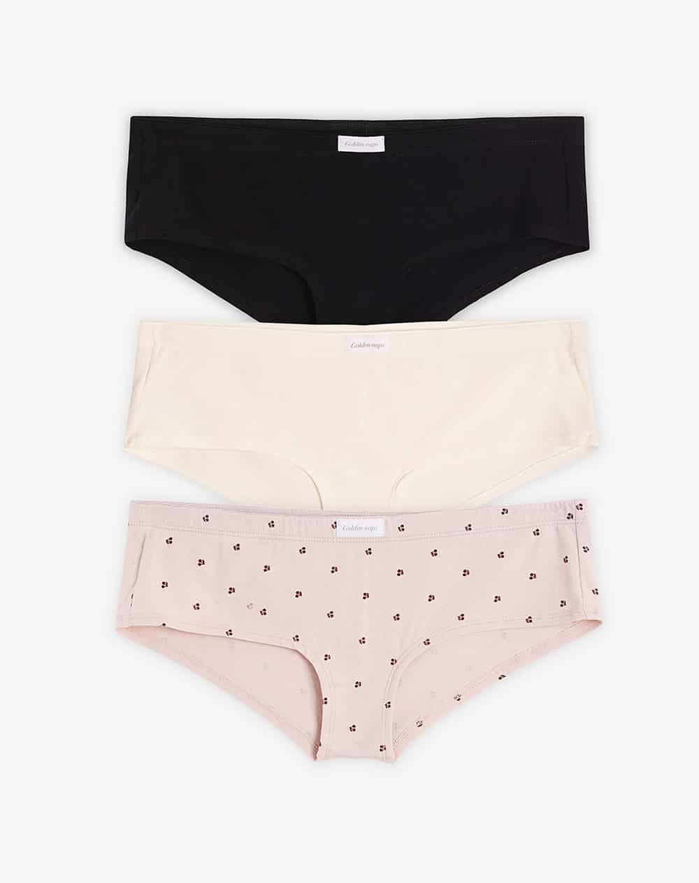 3 pantys boxer punto tiro medio surtido mujer - miniatura 10
