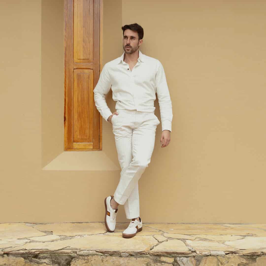 Sneaker Pisa Beige-Caramelo - miniatura 3