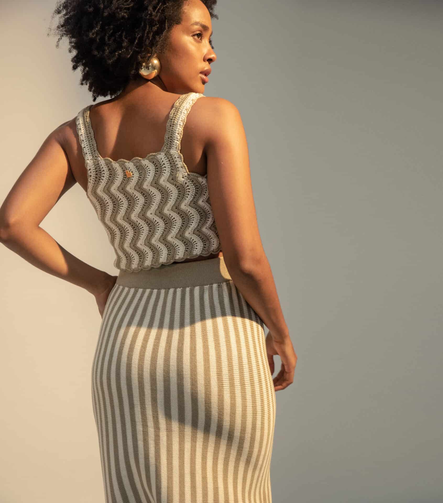 Top Querube Taupe Mix - miniatura 1