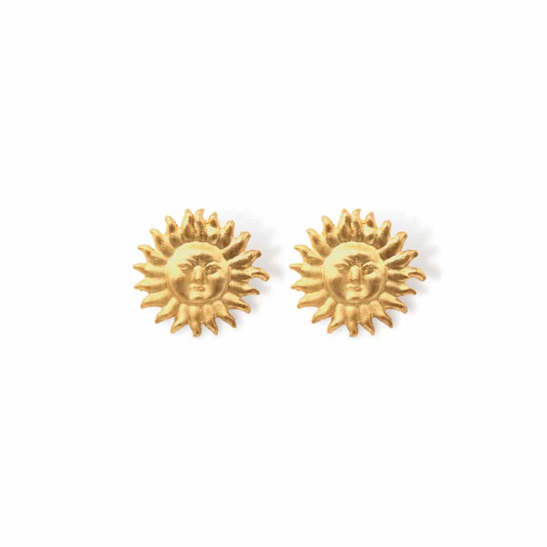 Aretes de sol con cara completa - miniatura 2