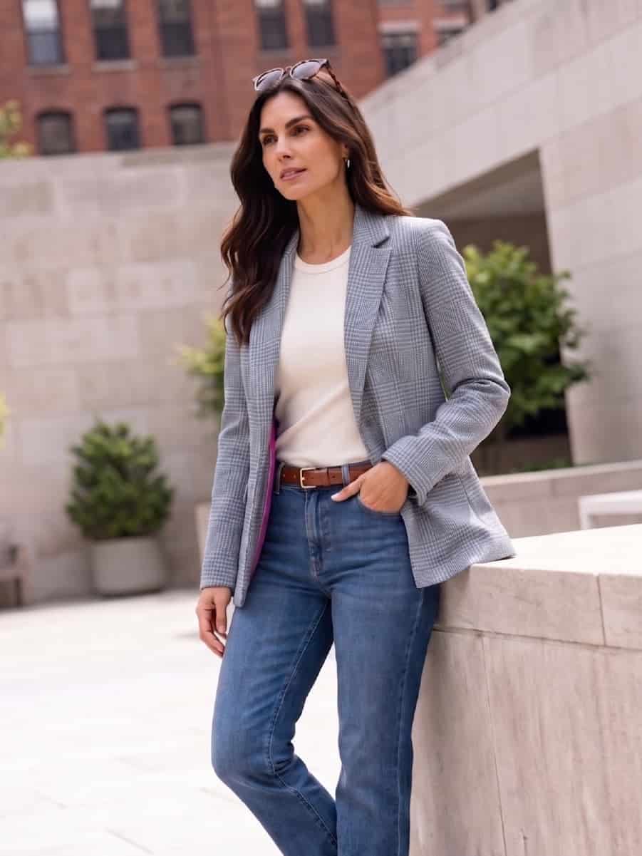 Blazer de Paño Aurora Azul - miniatura 4