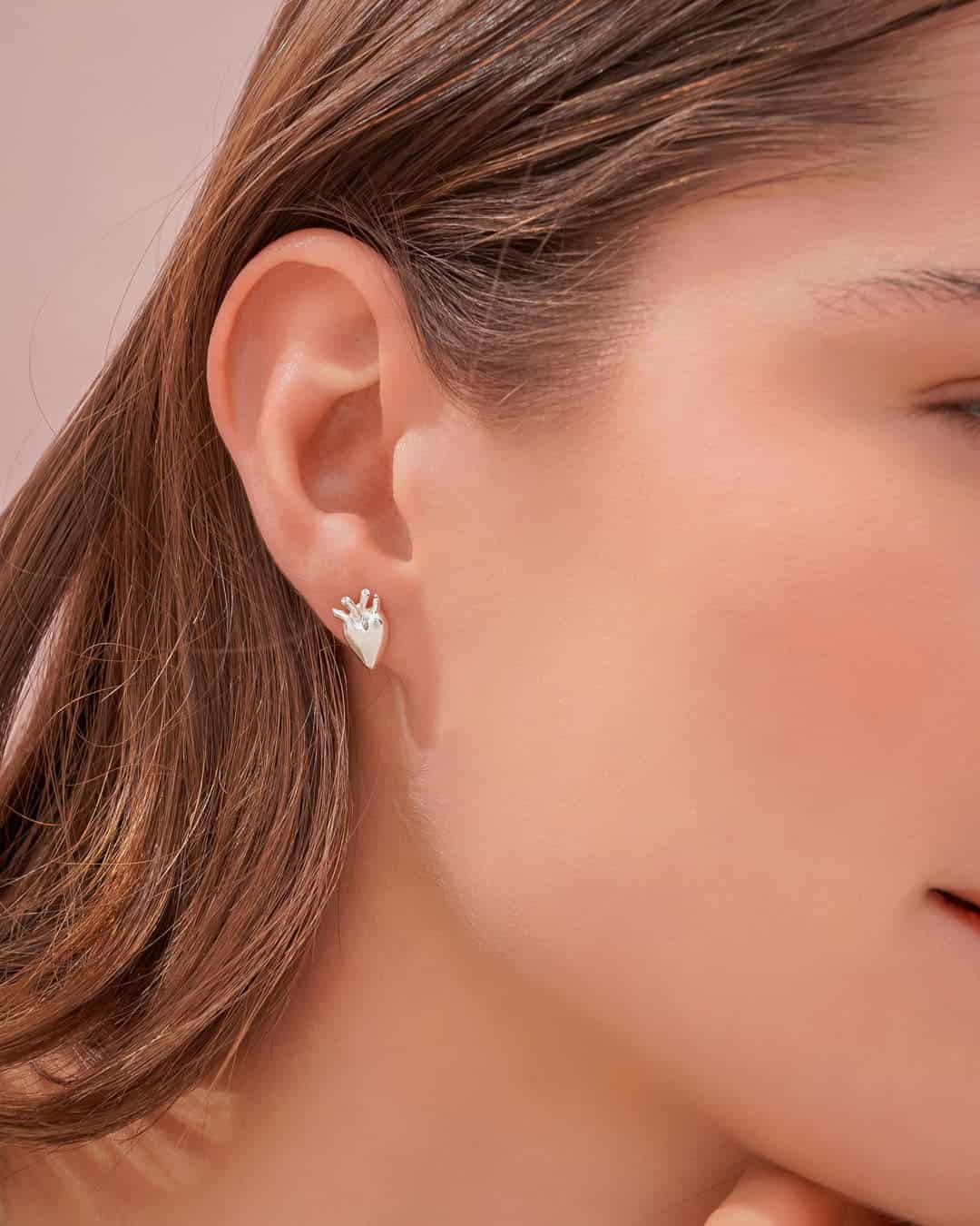 Aretes Corazón Anatómico - miniatura 1