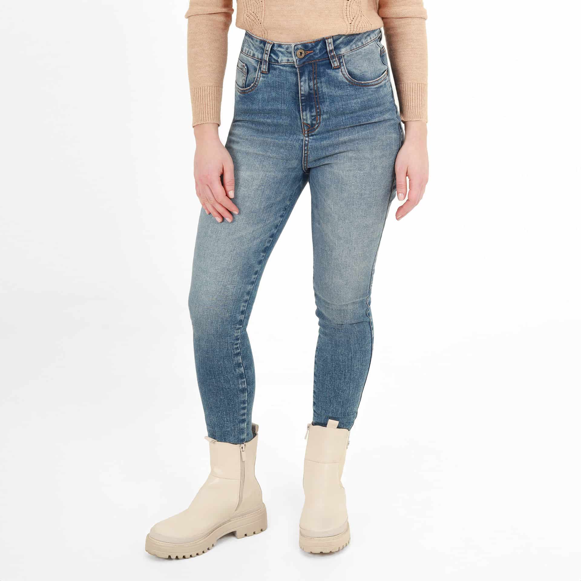 Jean Tiro Medio Bota Skinny - miniatura 3