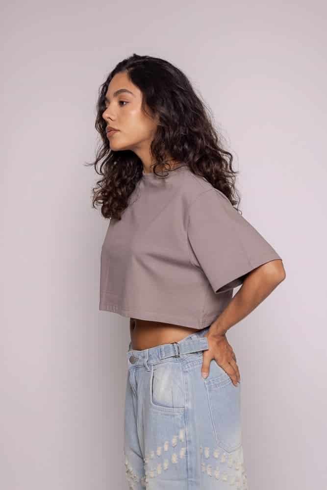 CropTop Basic Motion-Gris - miniatura 4