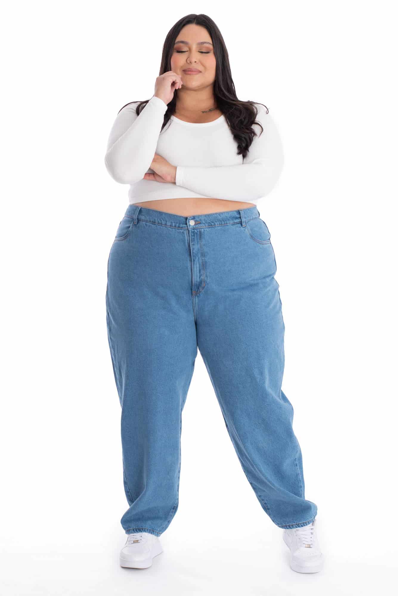 Jean Boyfriend Azul Medio 356 - miniatura 2