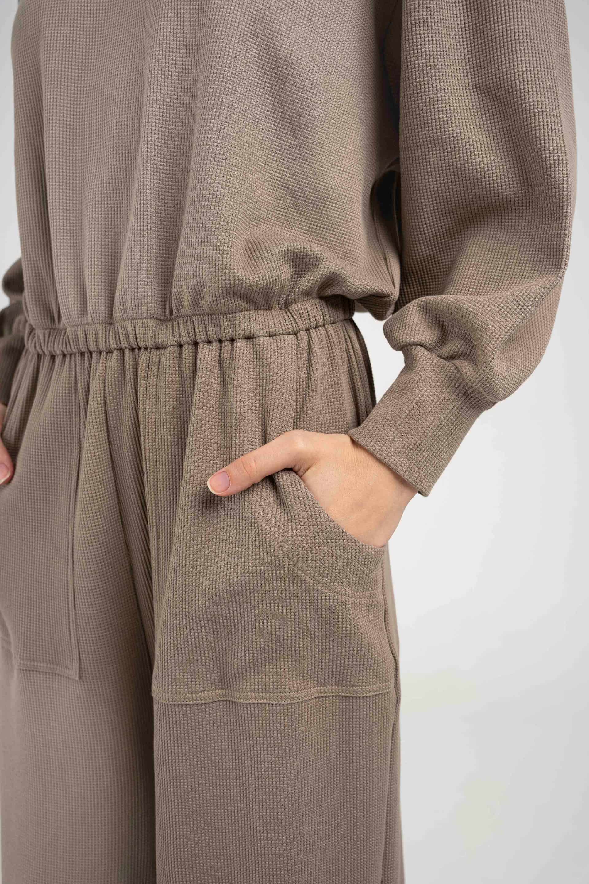 Organic Waffle Jumpsuit - miniatura 10