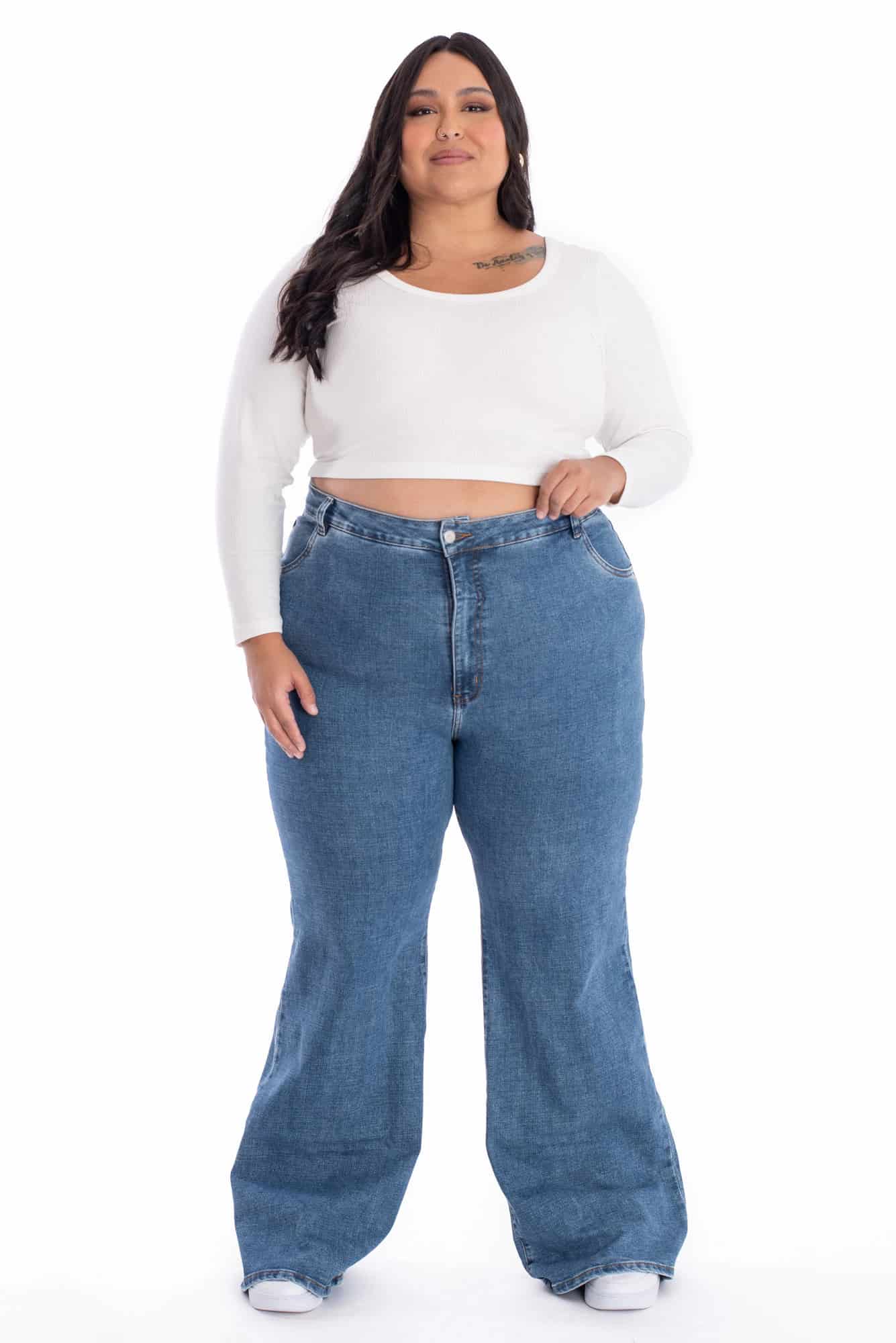 Jean Flare Azul Medio 387 - miniatura 2