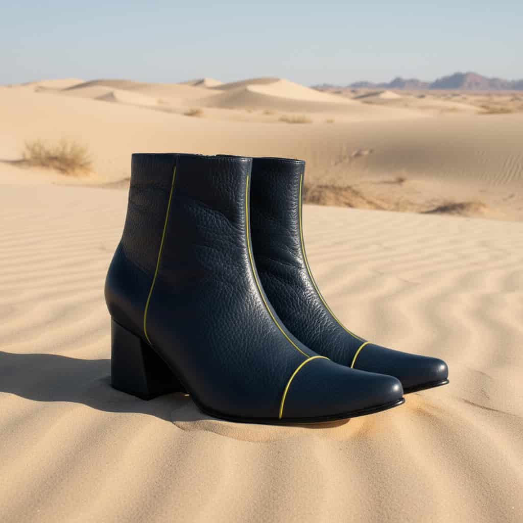 ANKLE boots - Navy blue x pistachio - miniatura 2