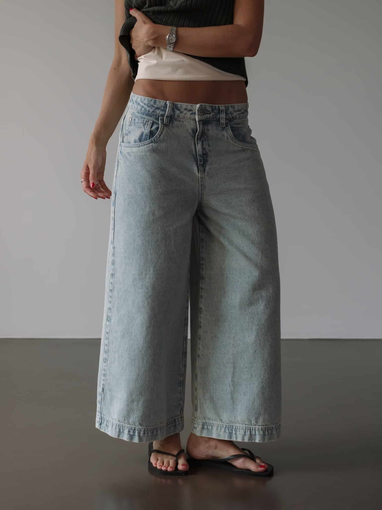 THE CULOTTE CLASSIC JEAN - NEW SOFT BLUE - miniatura 1