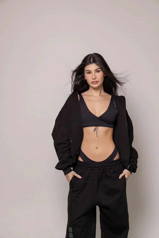 Hoodie 87/27 Sgo Dama-Negro - miniatura 2