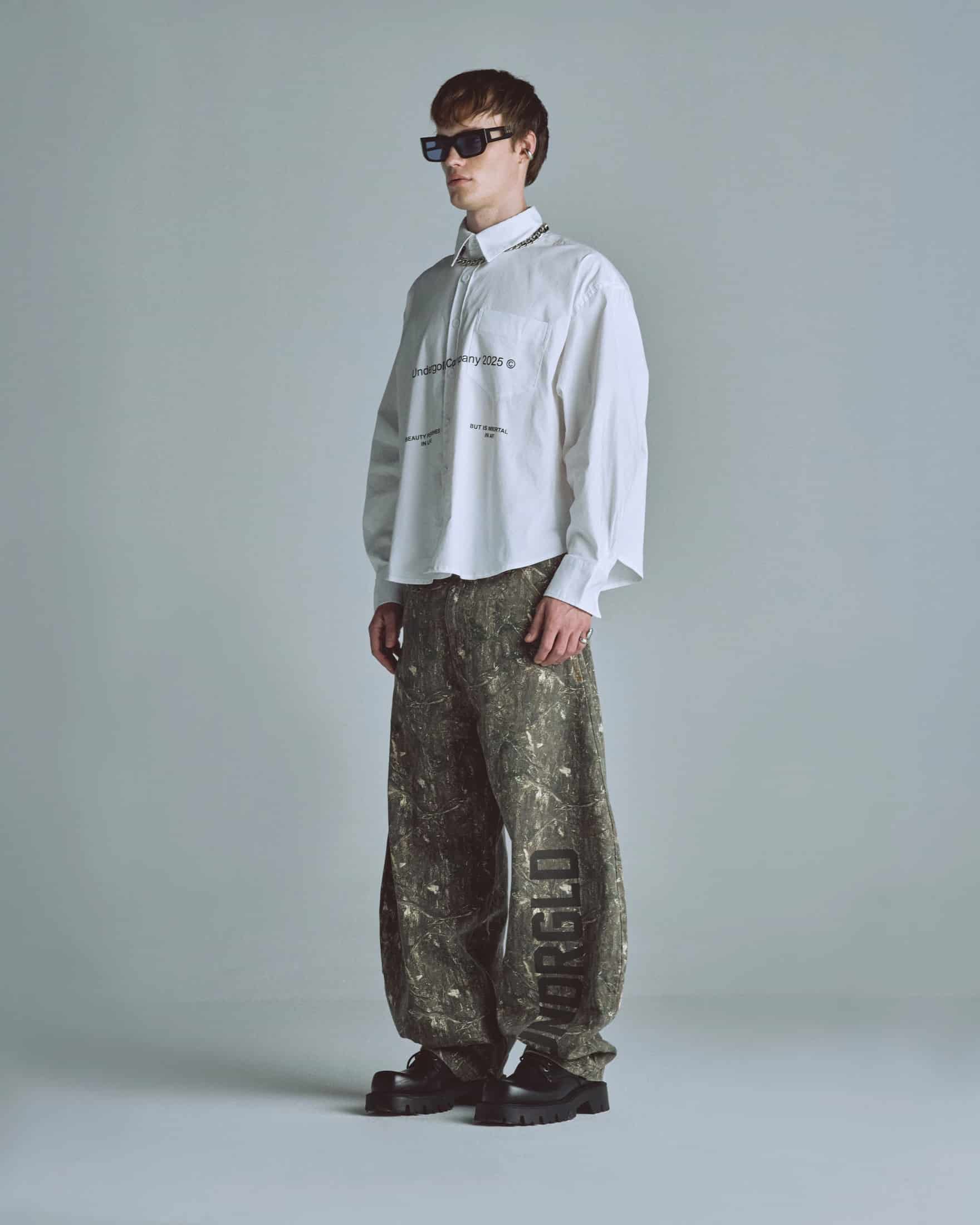 Echoes Beauty Long Sleeve Boxy Fit Shirt Bone - miniatura 5