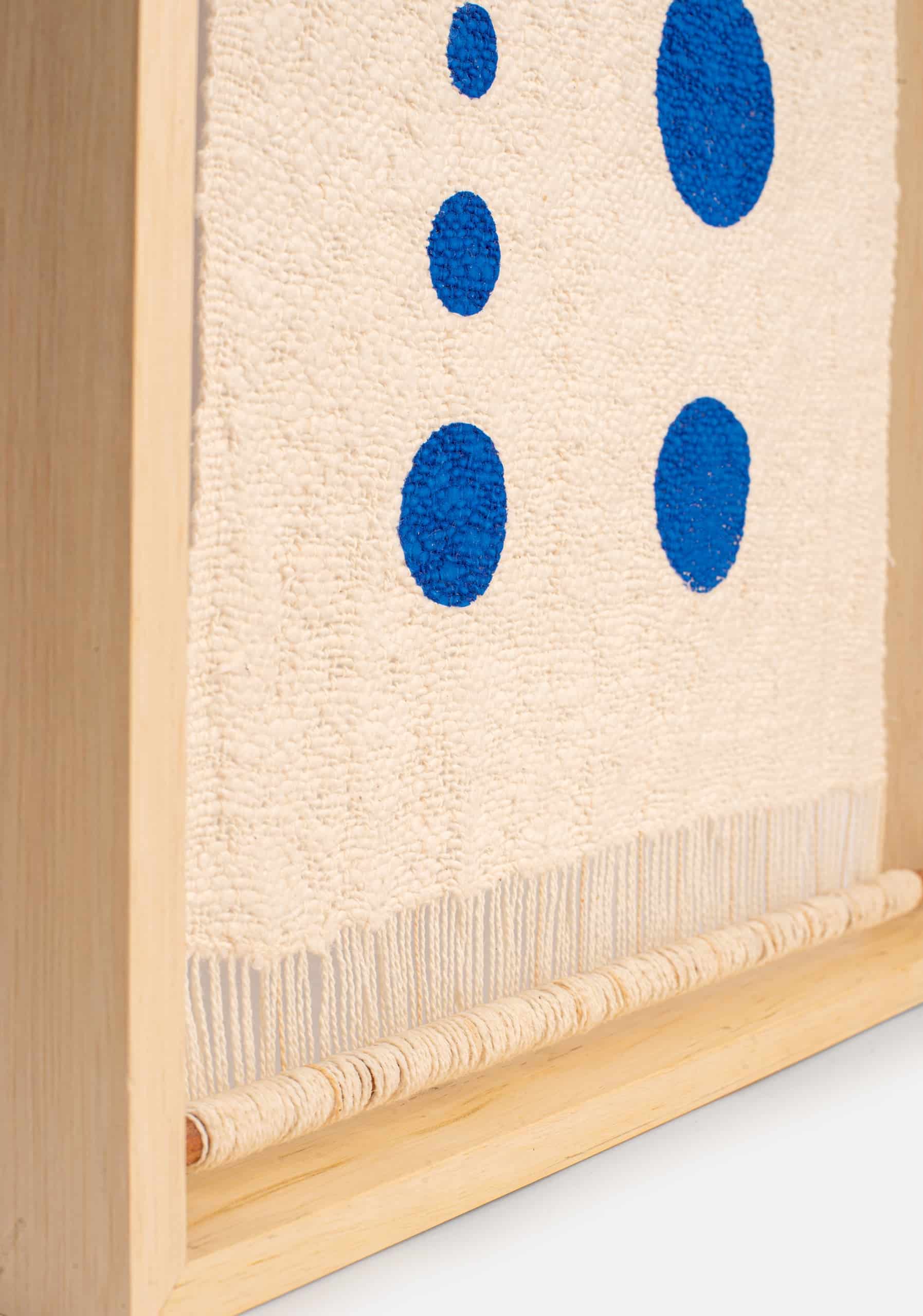 Obras En Marco Madera Atlas x WTM Azul - miniatura 3