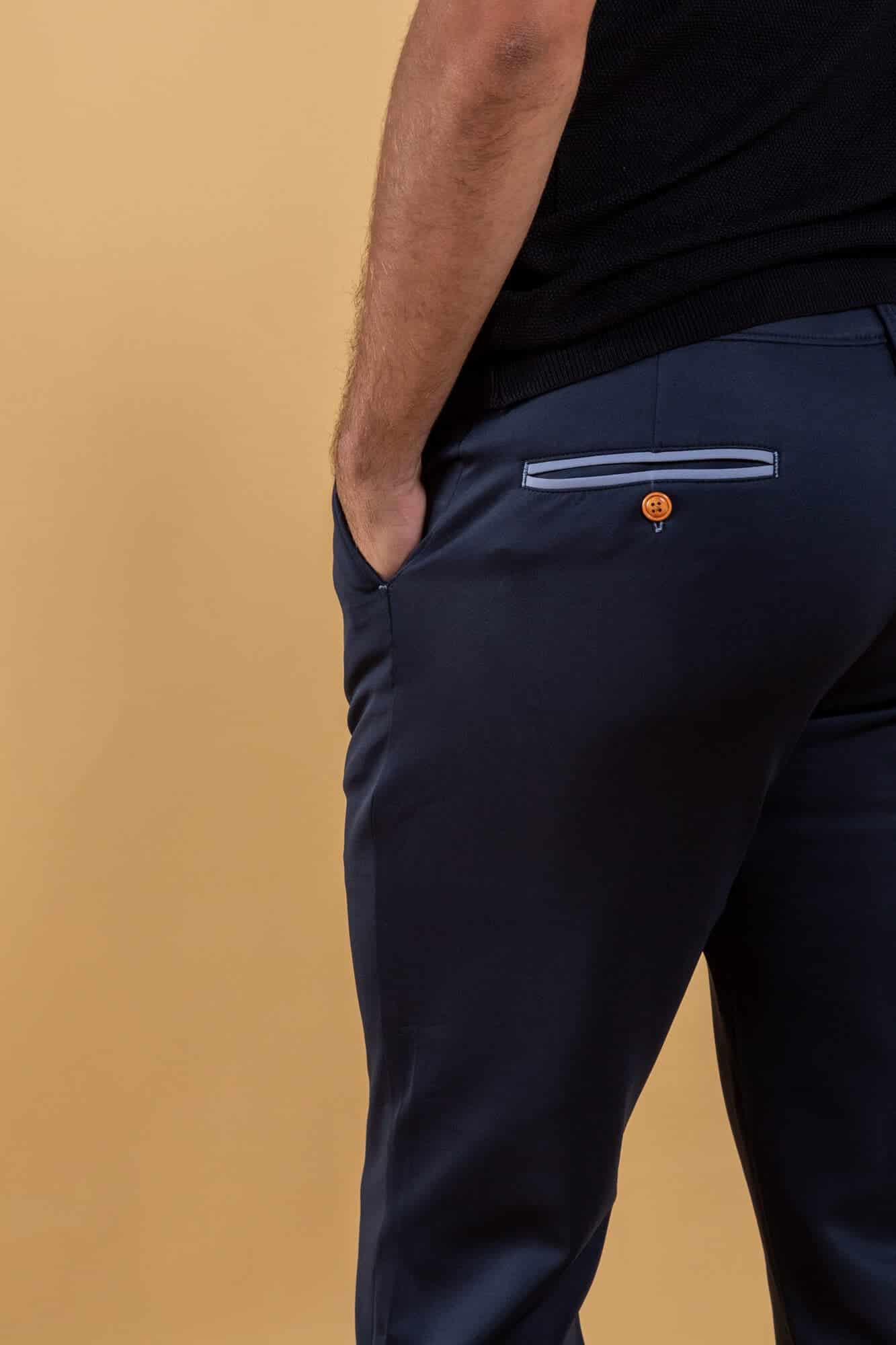 PANTALON POCKET AZUL OSCURO - miniatura 2