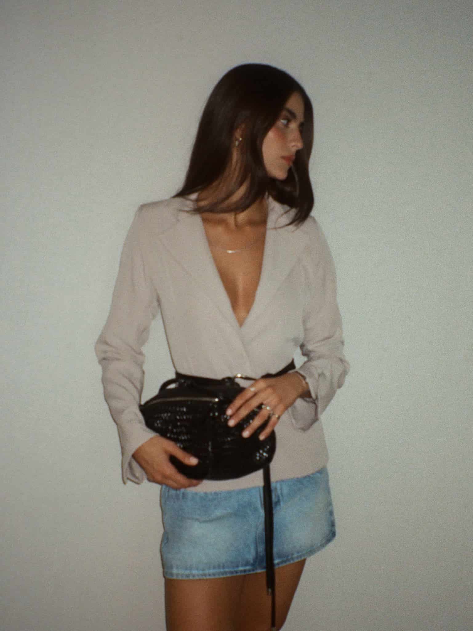 WAIST CLASSIC BLAZER - SAND - miniatura 6