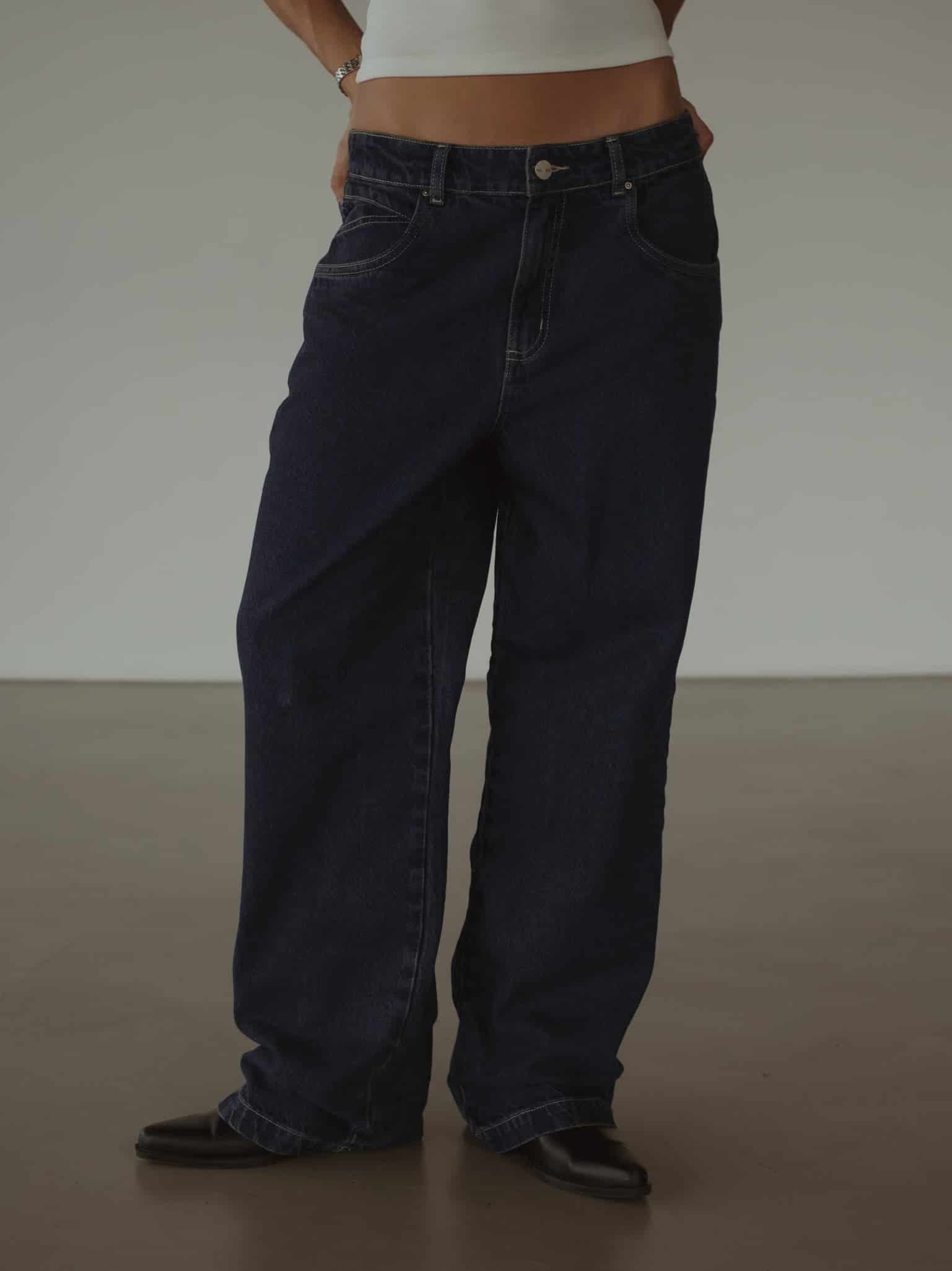 CAMPUS STRAIGHT JEAN - RAW DENIM - miniatura 1