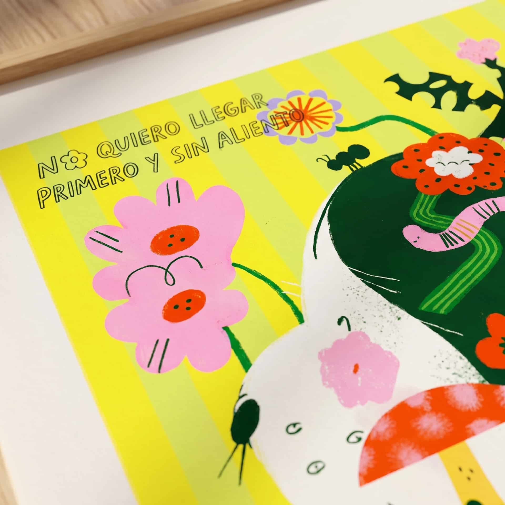 🐛✨ Póster “Quiero llegar despacio” - miniatura 3
