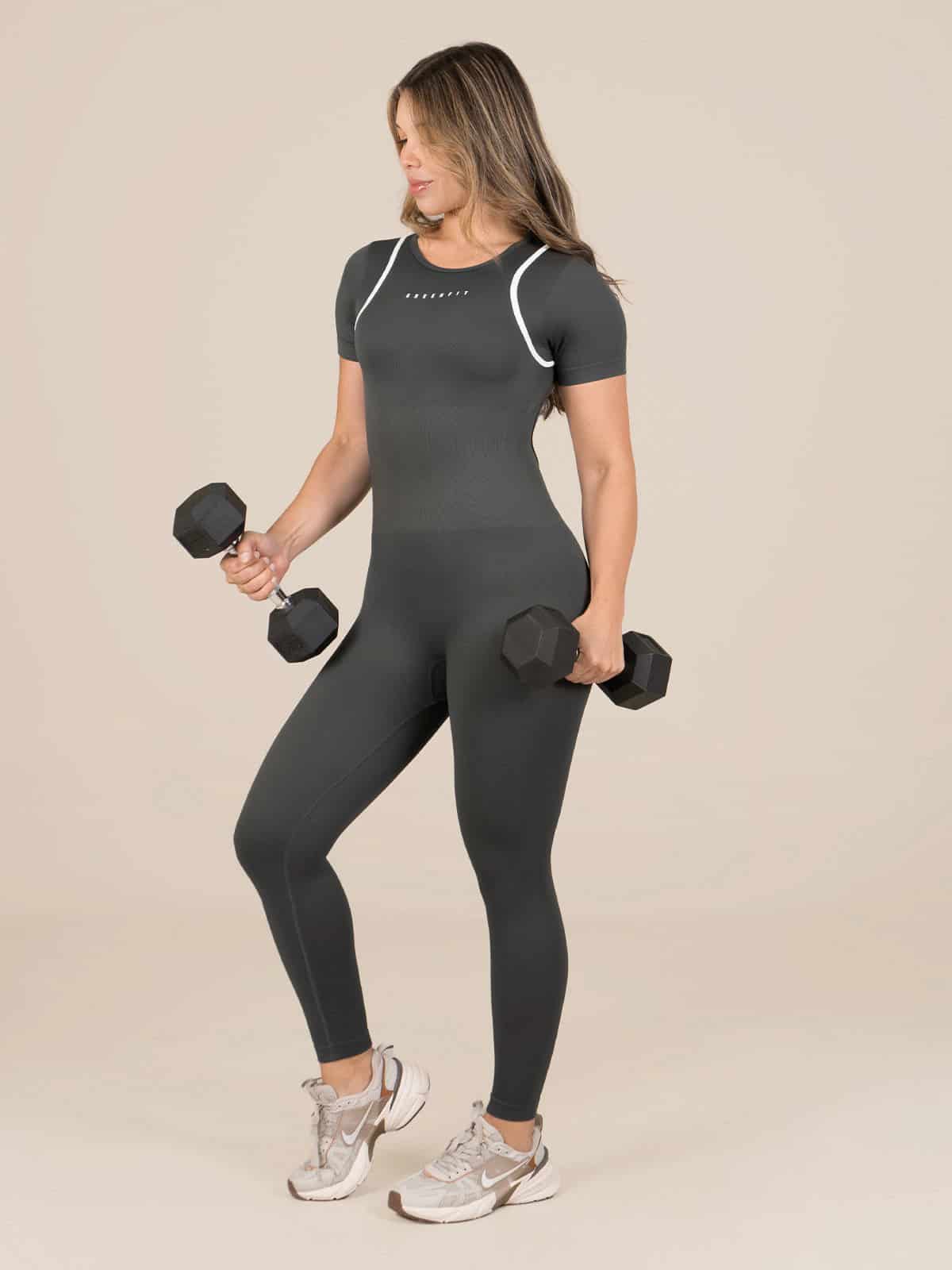 Vogue enterizo seamless gris - miniatura 5