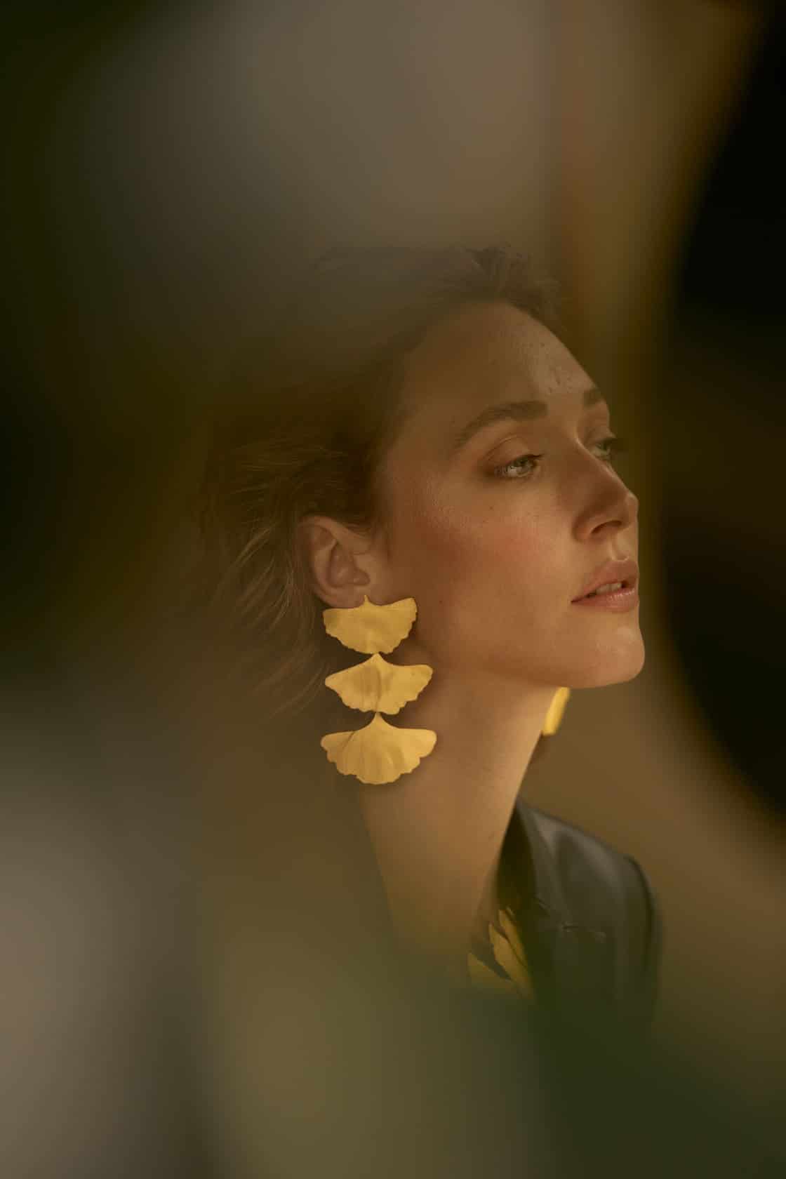 GINKGO TREE EARRINGS - miniatura 2