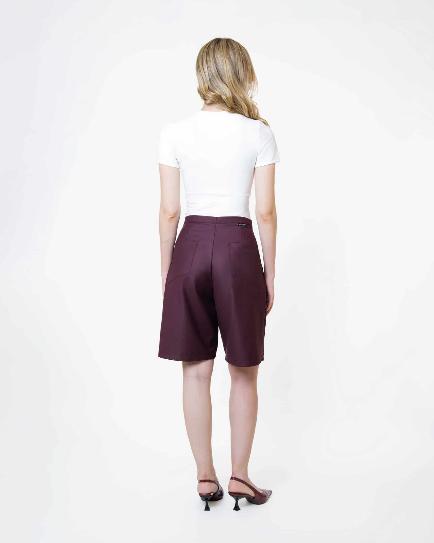 Burgundy Agenda Shorts - miniatura 2