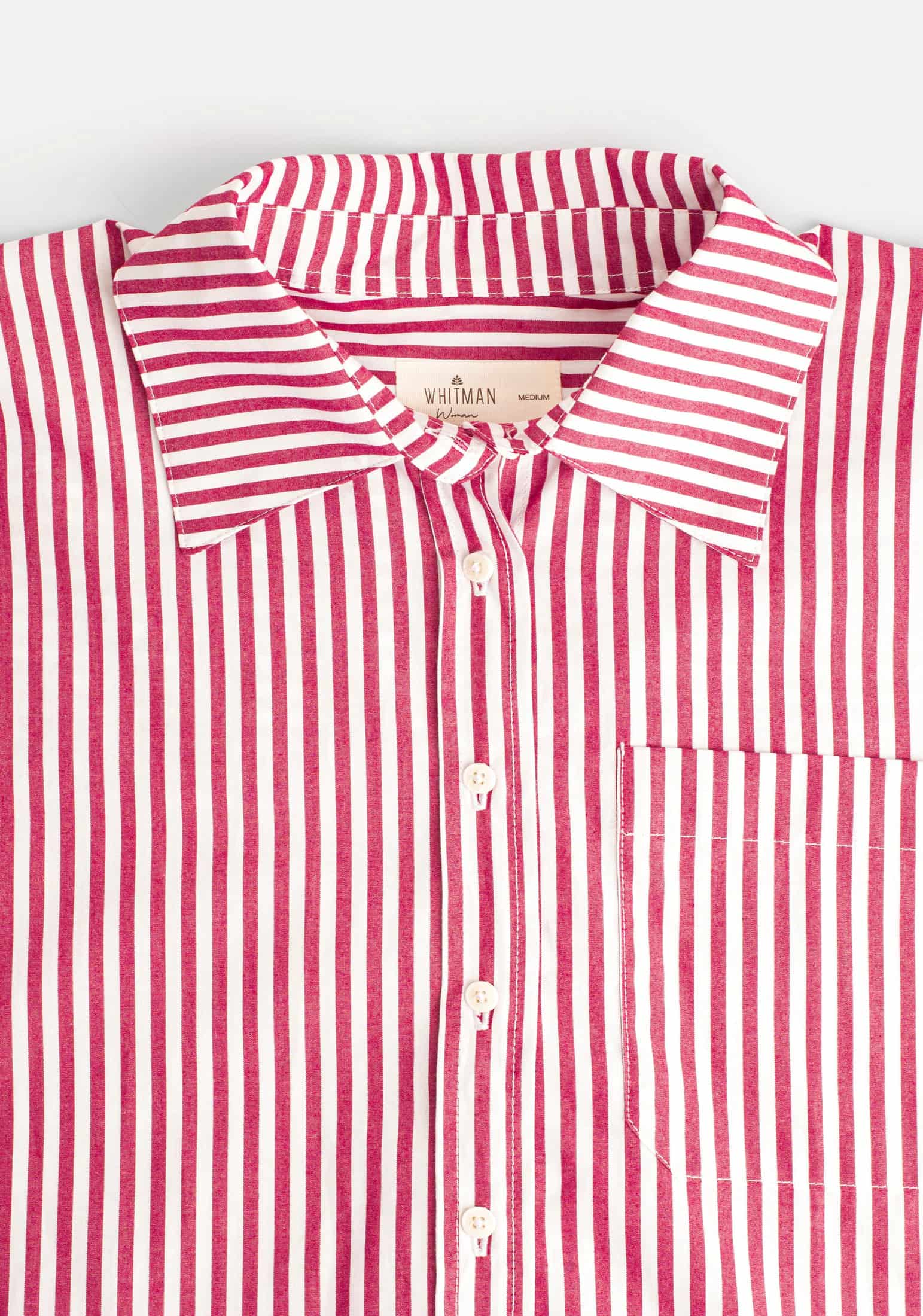 Camisa M Antonella Rayas Cereza - miniatura 2