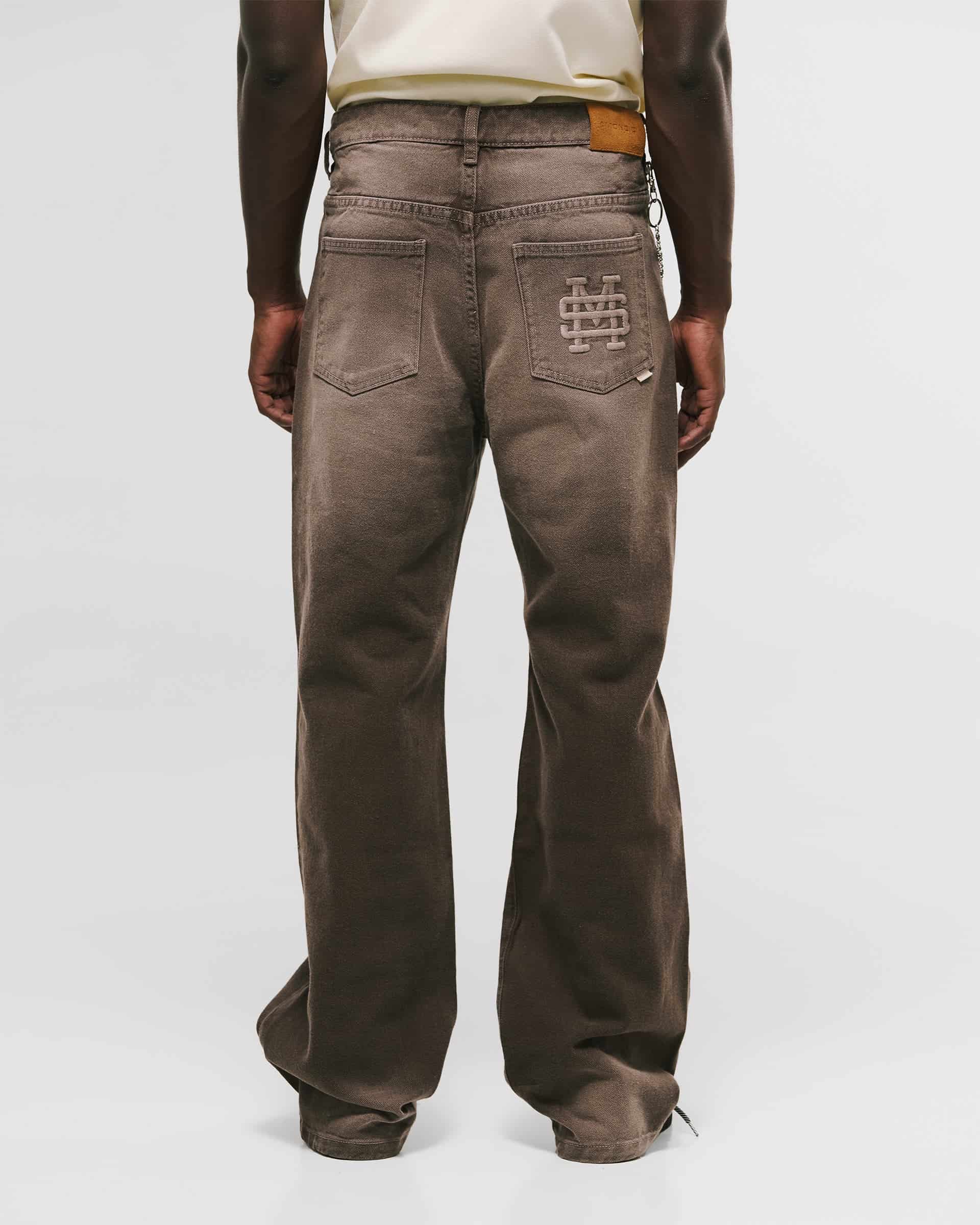 Pocket Straight Pants – Café Desgastado - miniatura 5