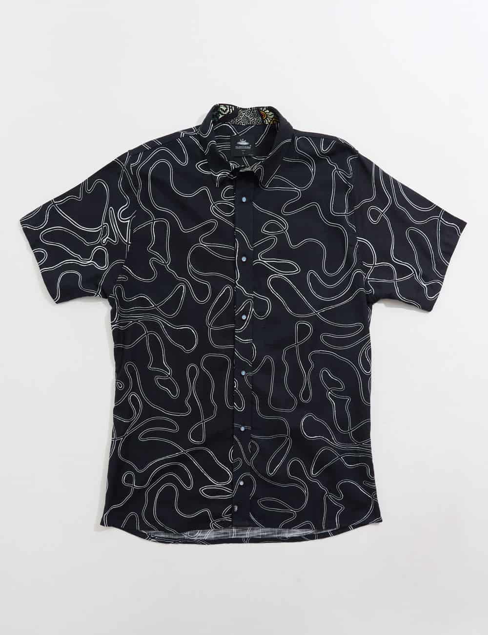 Camisa Regular Fit Born negro Hombre - miniatura 8