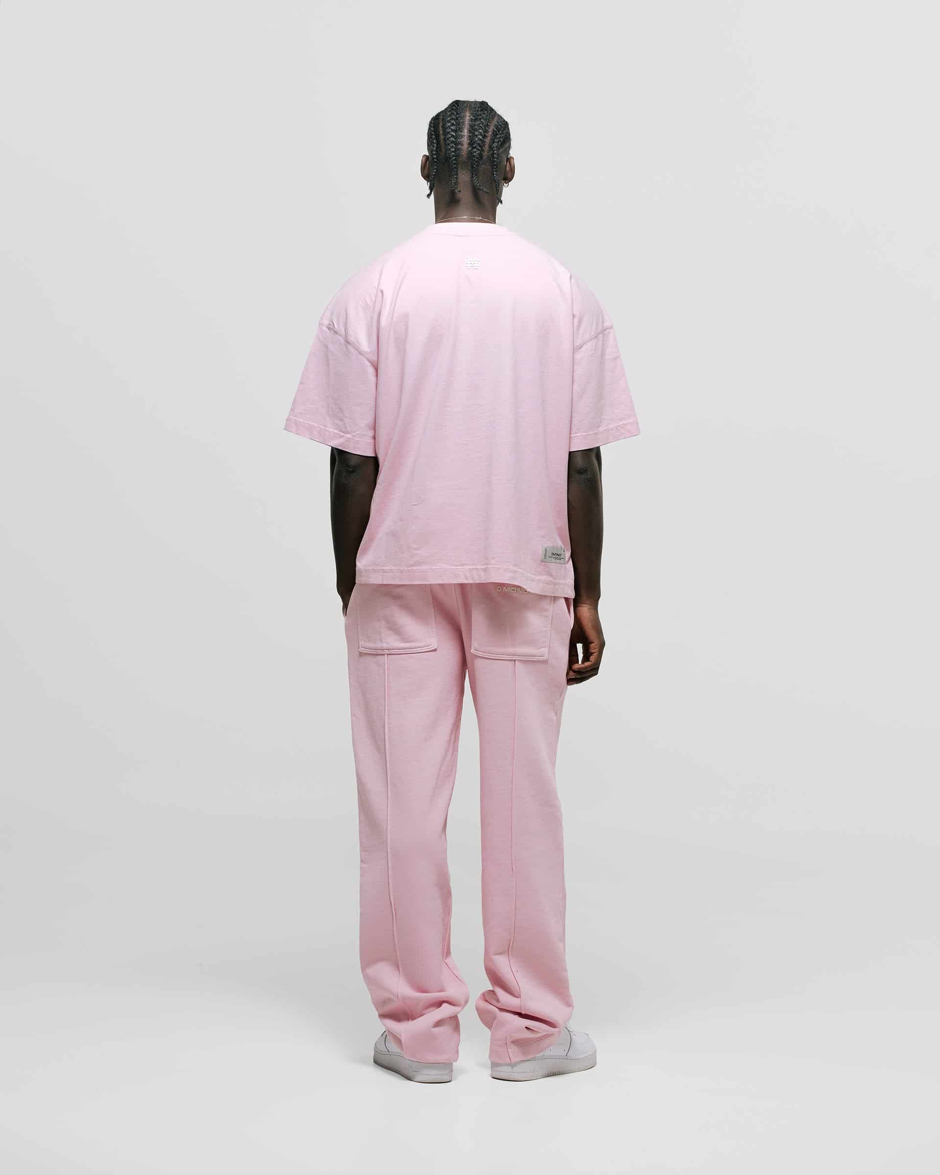 Camiseta Boxy Fit Básica V3 - Rosado Pastel - miniatura 3