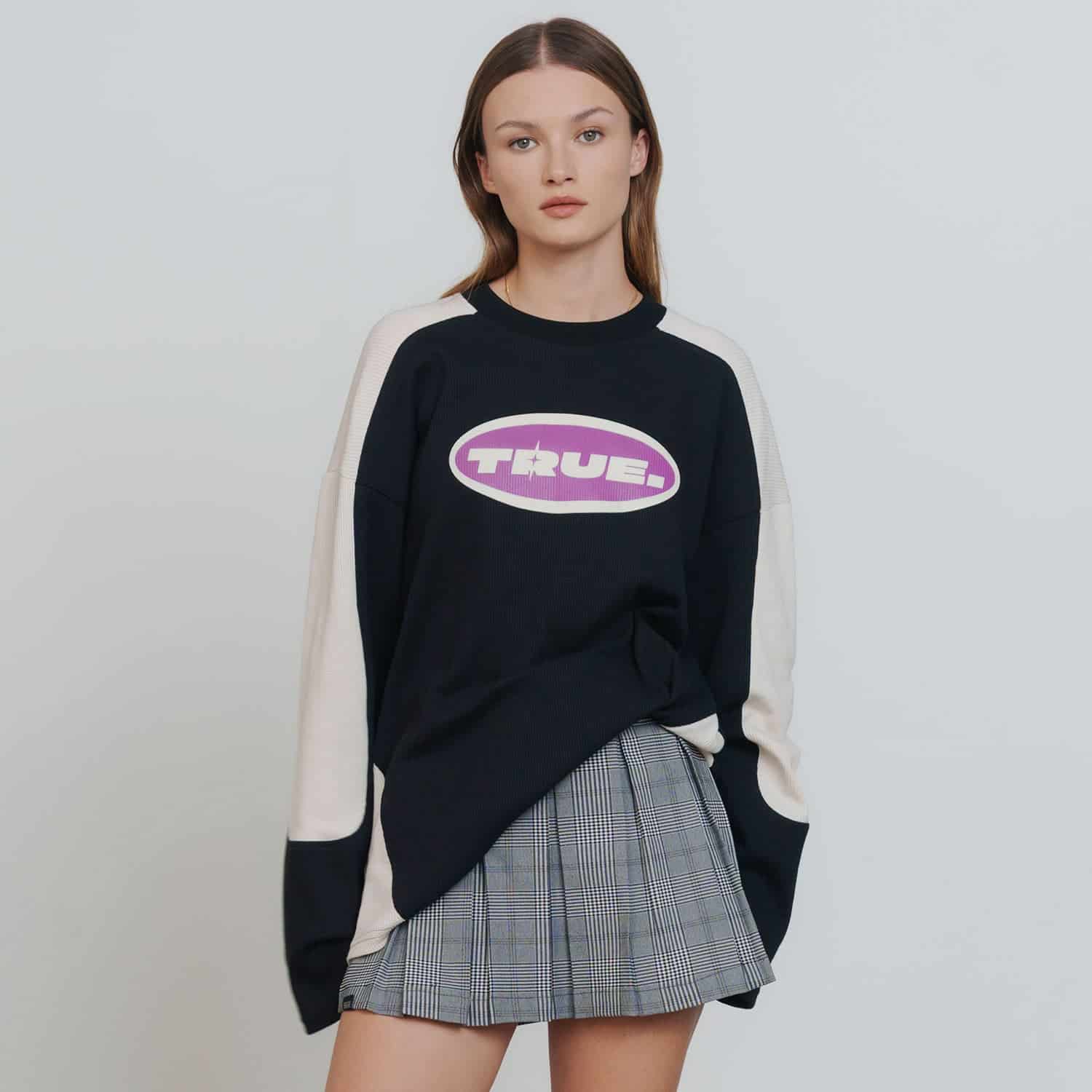 Waffer Long Sleeve Tee - Black - miniatura 5