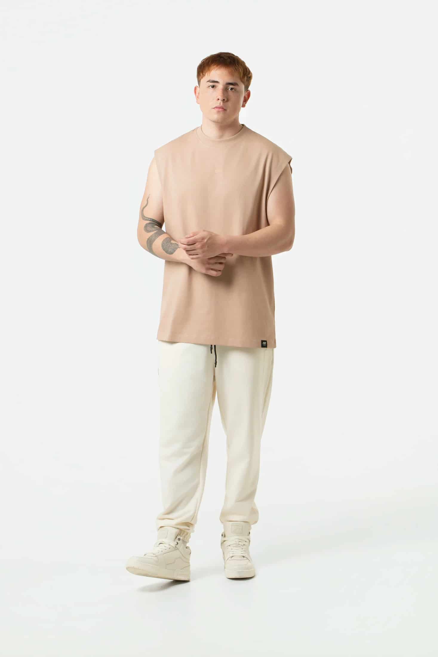 PANTALON JOGG COLOR IVORY - miniatura 5