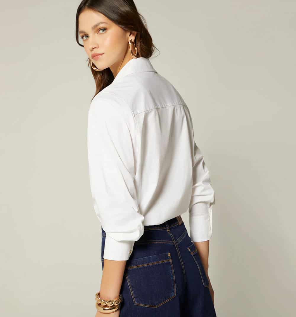 Blusa camisera manga larga - miniatura 3