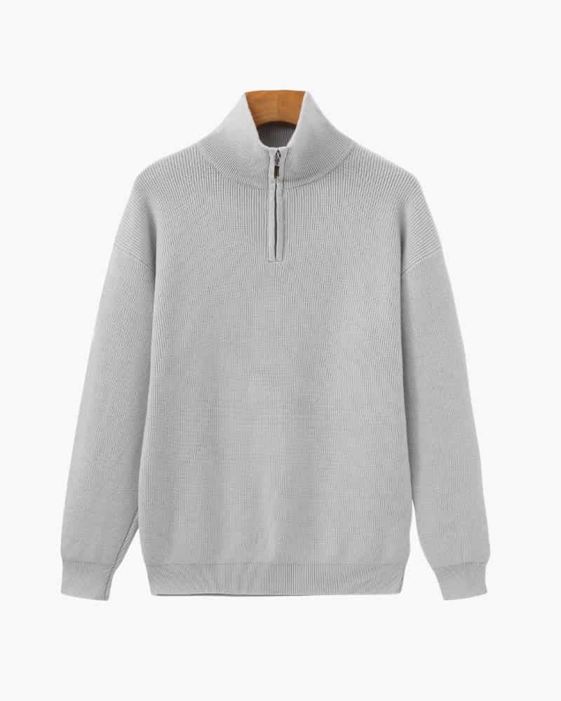 Refined Half-Zip Knit Pullover - miniatura 3