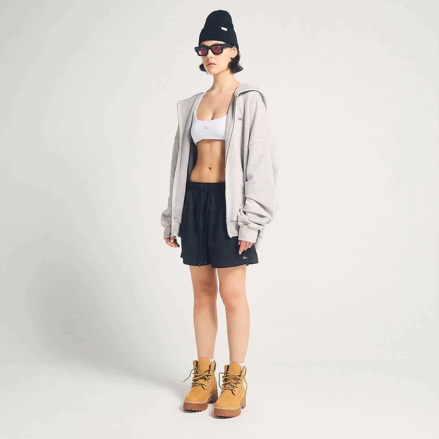 Classic Zipper Hoodie - Washed Gray - miniatura 3