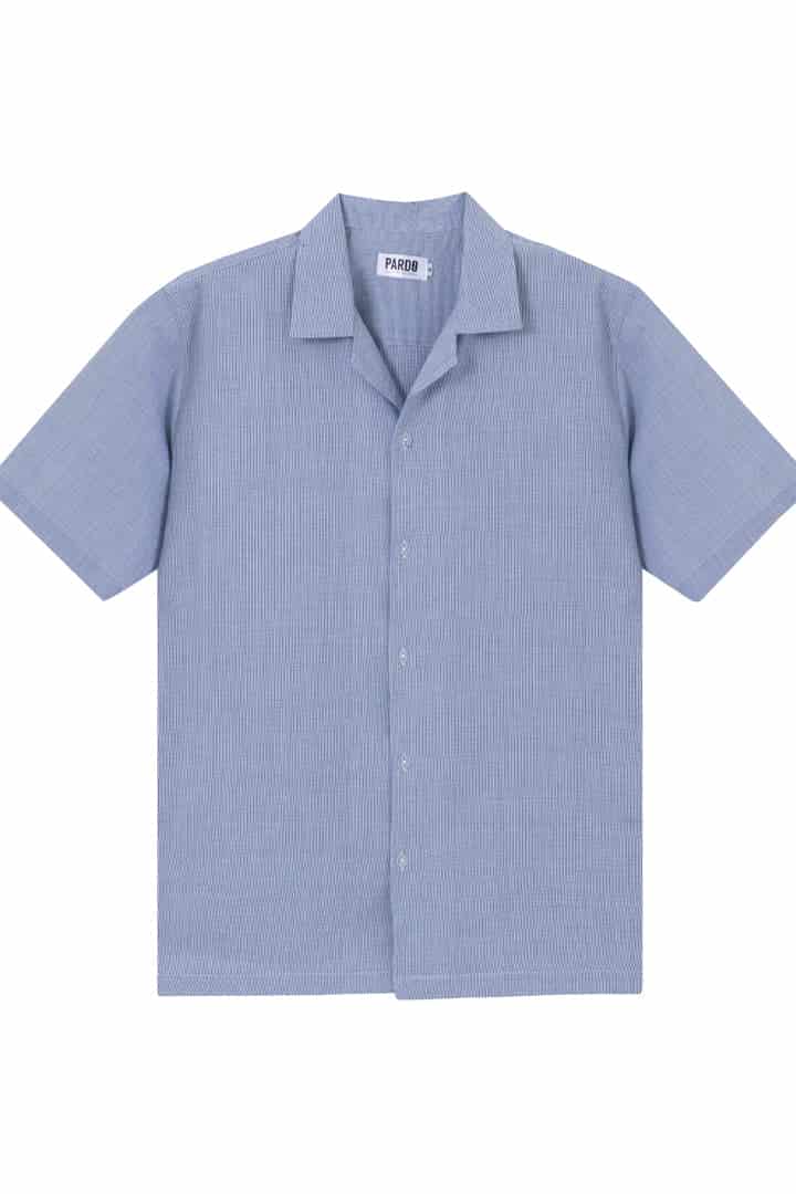Camisa mini rayas azules - miniatura 2