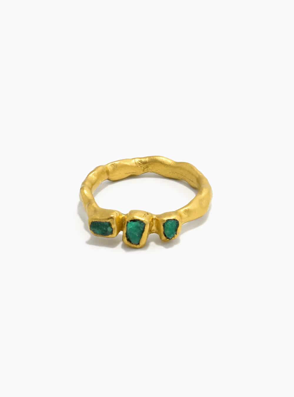 Maya 3 Stones Ring - miniatura 1