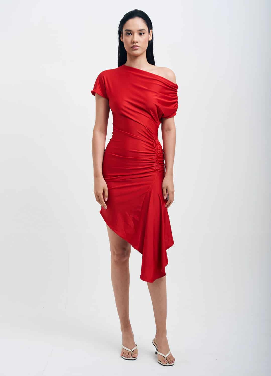 Vestido Beatriz Rojo - miniatura 2