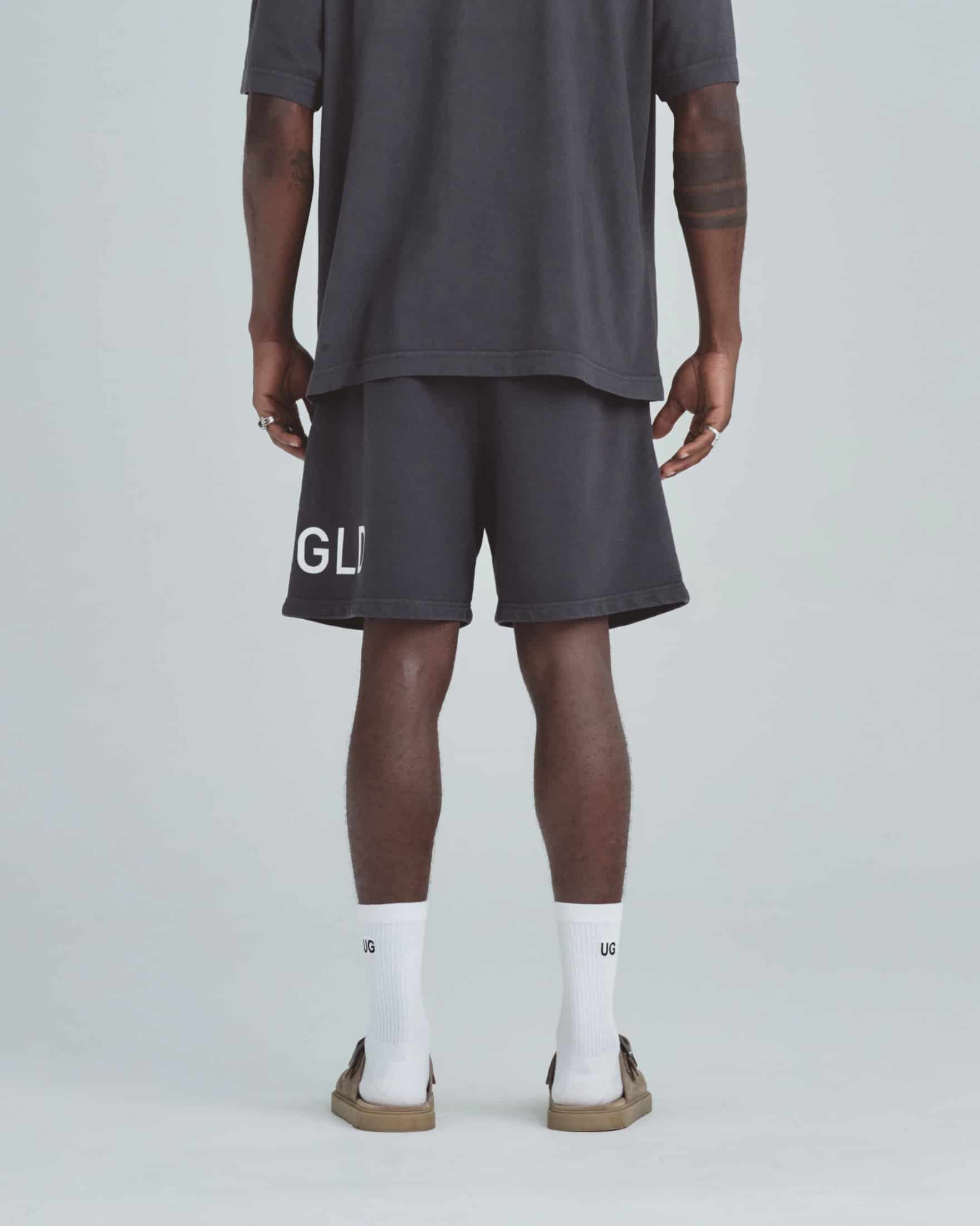 Line Basic Biased Shorts Dark Gray - miniatura 7
