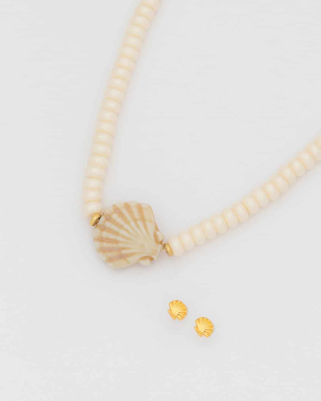 Collar Concha + Aretes - miniatura 2