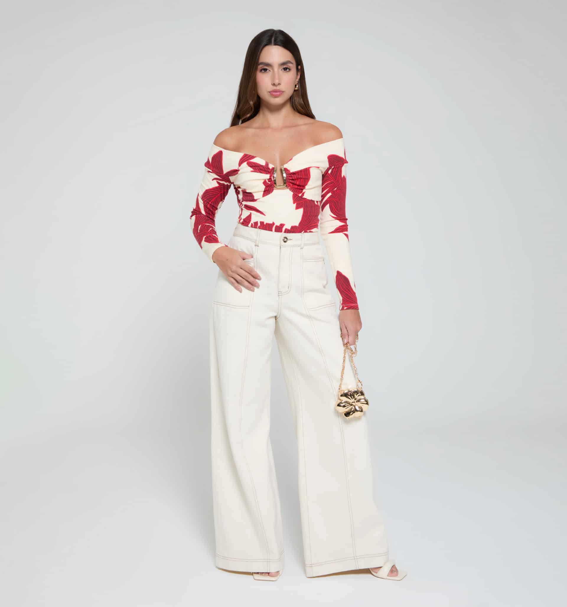 Blusa escote bandeja con insumo - miniatura 5