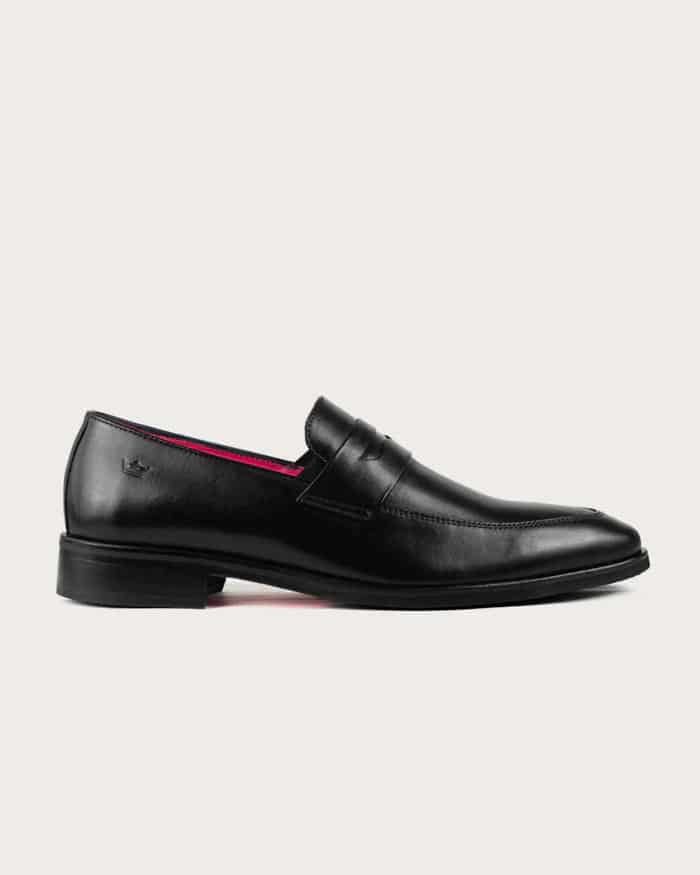 Mocasín Alessandro Negro Suela Clasica Sale - miniatura 1