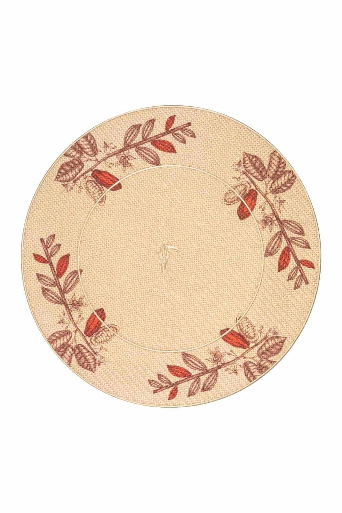 Cacao Fruit Placemats Set of 4 / Red - miniatura 1