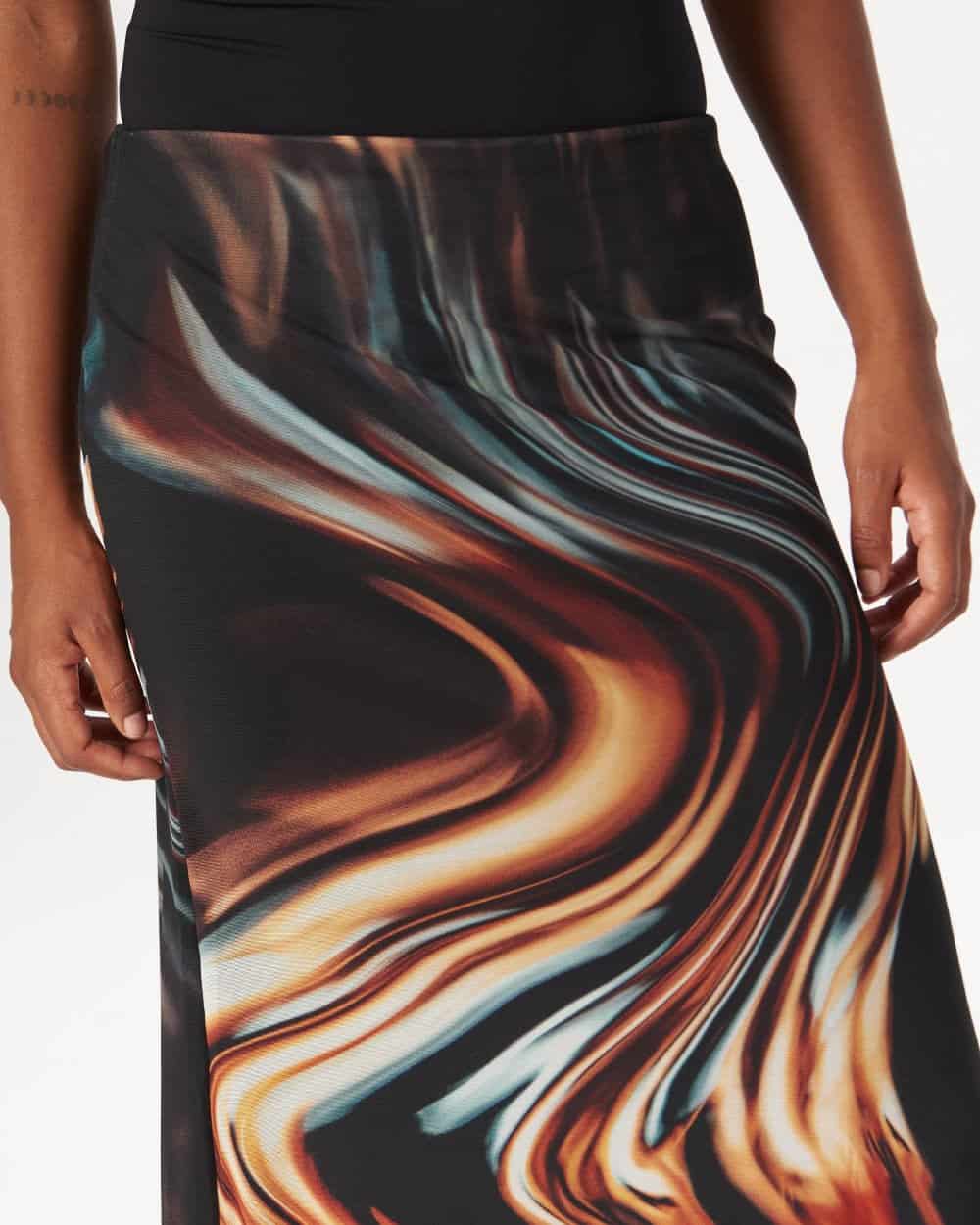 MESH MAXI SKIRT - miniatura 3