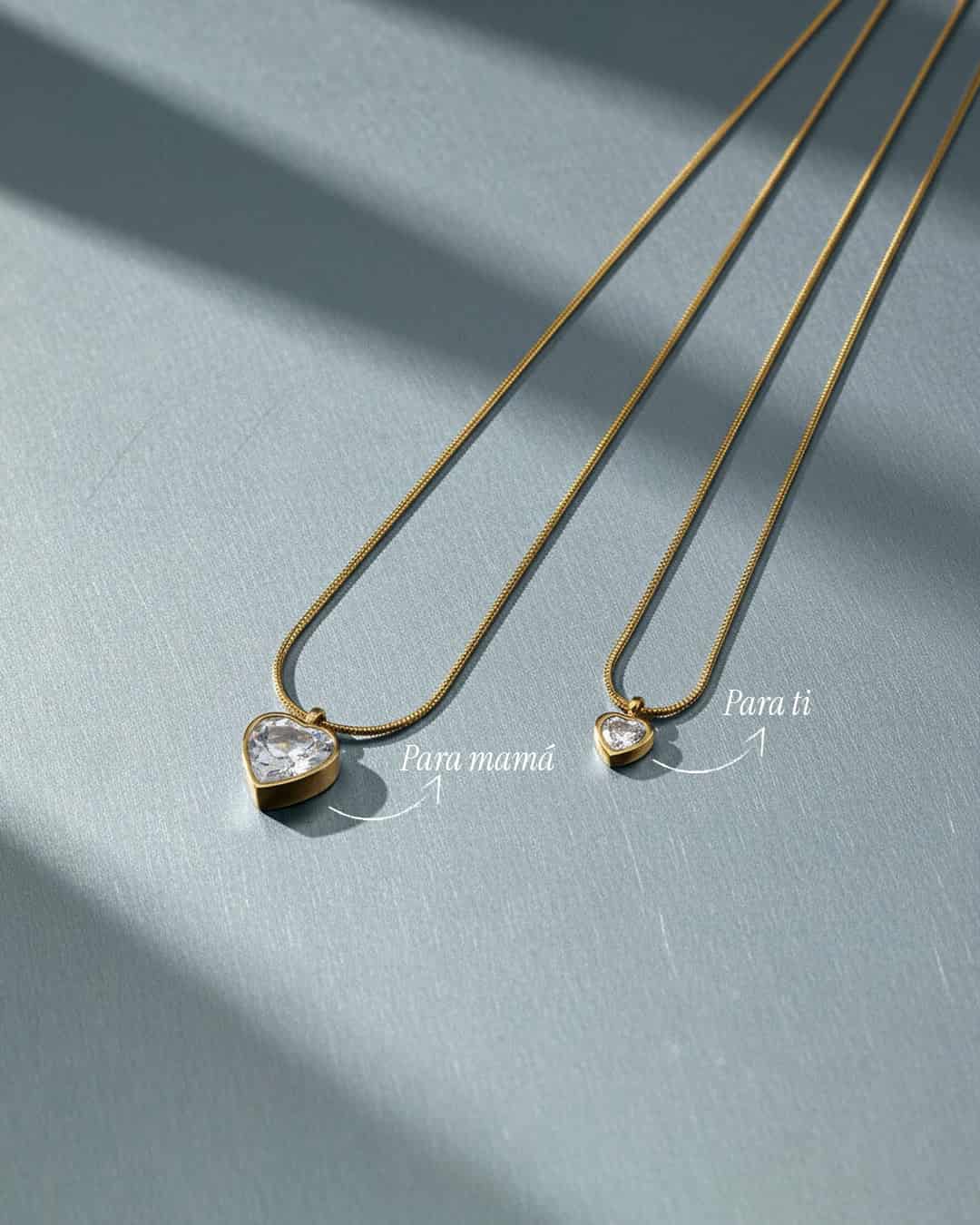 Collar Doble Corazón - miniatura 1